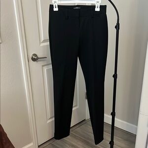 Express Editor Black Dress Pants Slim Straight-Leg